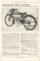 Vaterland Fahrrad und Motorrad Programm 1937