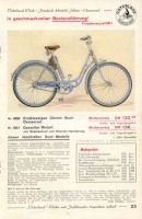 Vaterland Fahrrad und Moped Prospekt 1952