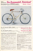 Vaterland Fahrrad und Moped Prospekt 1953