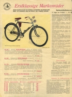 Vaterland Fahrrad und Moped Prospekt 1954