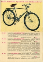 Vaterland Fahrrad und Moped Prospekt 1954