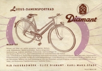 Diamant Fahrrad Prospekt 1950er Jahre