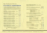 Victoria Preisliste Nr.135 1935