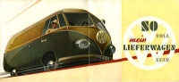 VW T 1 Bus Prospekt ca. 1951