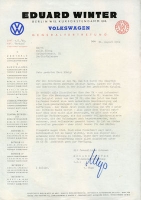 VW Brief 8.1960
