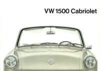 VW 1500 Cabriolet Prospekt 1962