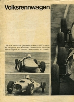 Preview: VW Volksrennwagen Test 1965