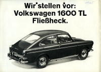 VW 1600 TL brochure 8.1965