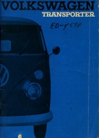 VW T 1 owner`s manual 8.1965