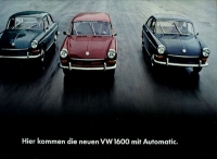 VW 1600 Automatik brochure 8.1967