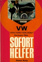 VW 1200 1300 1500 Käfer + Karmann Ghia Dieter Korp Soforthelfer 1968