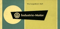 VW Industrie Motor Maintenance booklet 6.1967