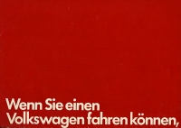 VW program 1969