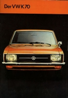 VW K 70 brochure 9.1970