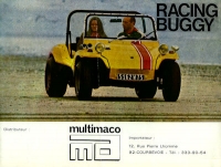 VW Racing Buggy brochure ca. 1972