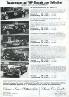 VW / Classic-Car Janßen brochure 1970s / 80s