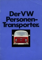 VW T 2 Personen-Transporter brochure 8.1971