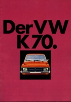 VW K 70 brochure 8.1971