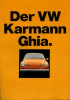 VW Karmann Ghia brochure 8.1971