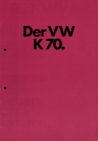 VW K 70 Prospekt 8.1972