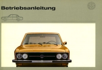 VW K 70 owner`s manual 1973