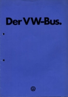 VW T 2 Bus brochure 1974