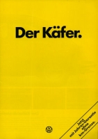 VW Käfer brochure 8.1975