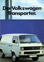 VW T 3 Transporter Prospekt 1.1984