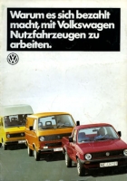 VW Nutzfahrzeuge Programm 1986