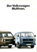 VW T 3 Multivan brochure 9.1985