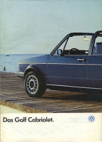 VW Golf Cabriolet 1 brochure 7.1986