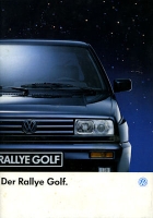 VW Rallye Golf brochure 6.1989