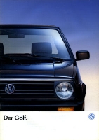 VW Golf 2 brochure 8.1990