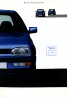 VW Golf 3 brochure 9.1991