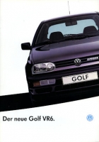 VW Golf 3 VR 6 brochure 1.1992