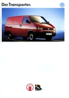 VW T 4 Transporter brochure 12.1991