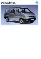 VW T 4 Multivan Prospekt 9.1992