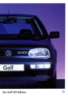 VW Golf 3 GTI Edition Prospekt 8.1994