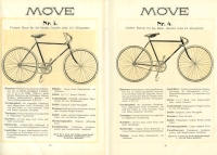 Möve bicycle program ca. 1910