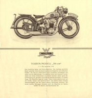 Preview: Walter 200 + 350 ccm Prospekt ca. 1930
