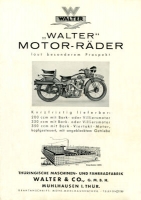 Walter Möve Fahrrad Prospekt ca. 1935