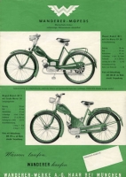 Preview: Wanderer Moped MF 1 + 2 Prospekt 1954