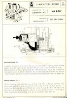 Weber carburator 40 DCNF 8.1968