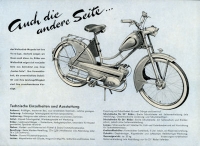 Wellerdiek Moped Prospekt 1950er Jahre