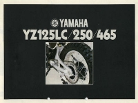 Yamaha YZ 125 LC / 250 / 465 brochure 1981