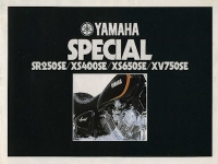 Yamaha Special SR250SE / XS400SE / XS650SE / XV750SE brochure 1981