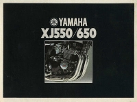 Yamaha XJ 550 / 650 brochure 1981