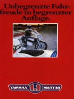 Yamaha XS 1.1 Martini brochure 1981