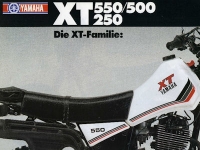 Yamaha XT 250 / 500 / 550 brochure 1982