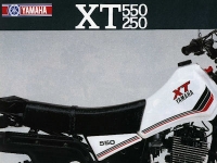 Yamaha XT 250 / 550 brochure 1982